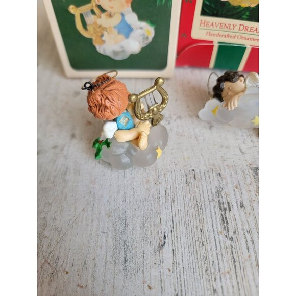 Hallmark heavenly dreamer angel vintage ornament Xmas religious set - Picture 4 of 7